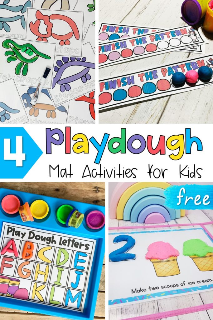 Free Playdough Pattern Mats